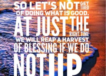 BE GOOD TO ALL