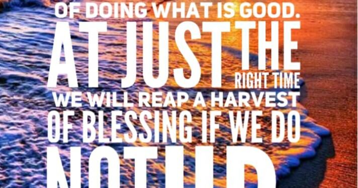 BE GOOD TO ALL