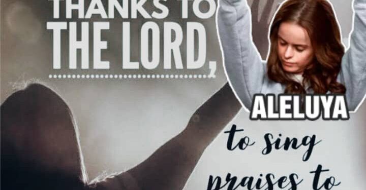 GIVE THANKS TO THE LORD.