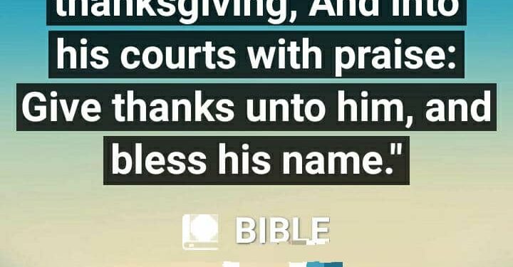 ENTER HIS GATES WITH THANKSGIVING.