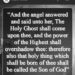 THE POWER OF THE HOLY GHOST.
