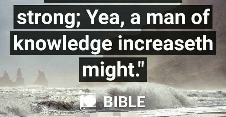 STRENGTH THROUGH THE WORD.