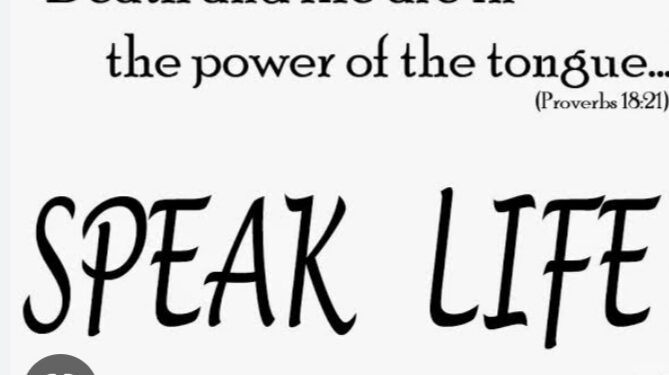 SPEAK THE WORD, YOUR WORLD IS WAITING.