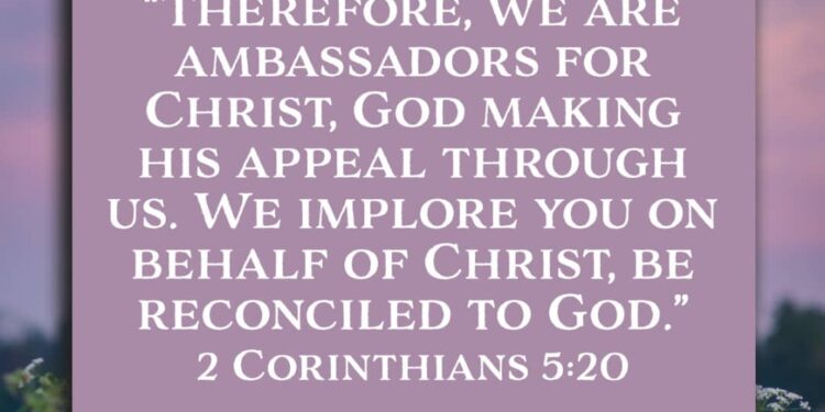 I AM HIS AMBASSADOR