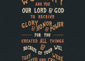 YOU ARE WORTHY LORD