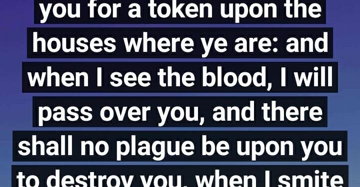 THE BLOOD OF PASSOVER