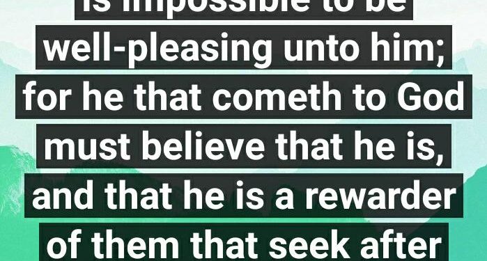 WHAT FAITH DOES