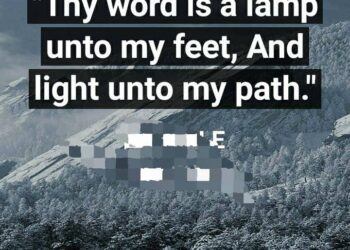 LIGHTENED BY HIS WORD