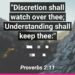 GET UNDERSTANDING, GOD’S DISCRETION.