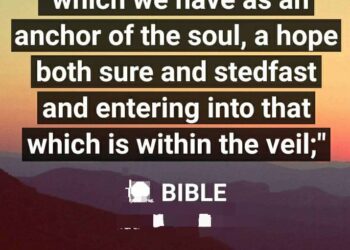 THE SURE ANCHOR FOR MY SOUL