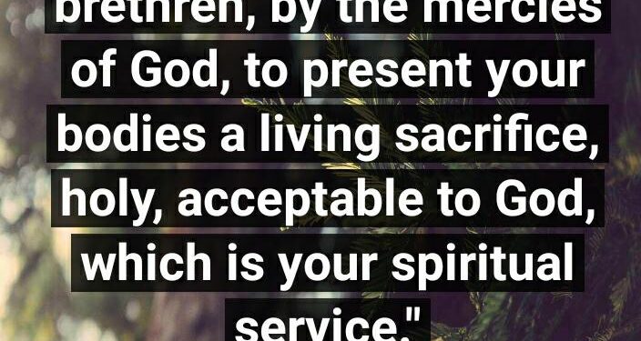 BE THE SACRIFICE