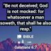 LAW OF SOWING AND REAPING