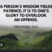 RISE ABOVE THE OFFENCE.